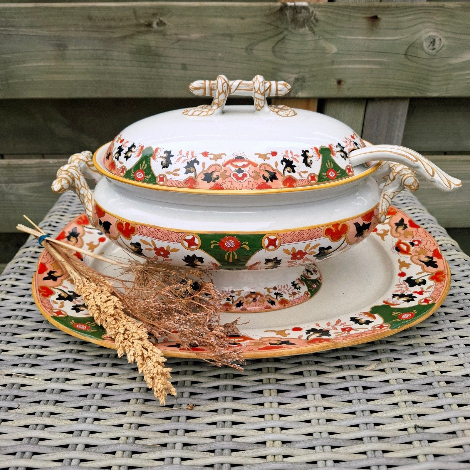 Antiek Ashworth Brothers Hanley servies, Ophalen