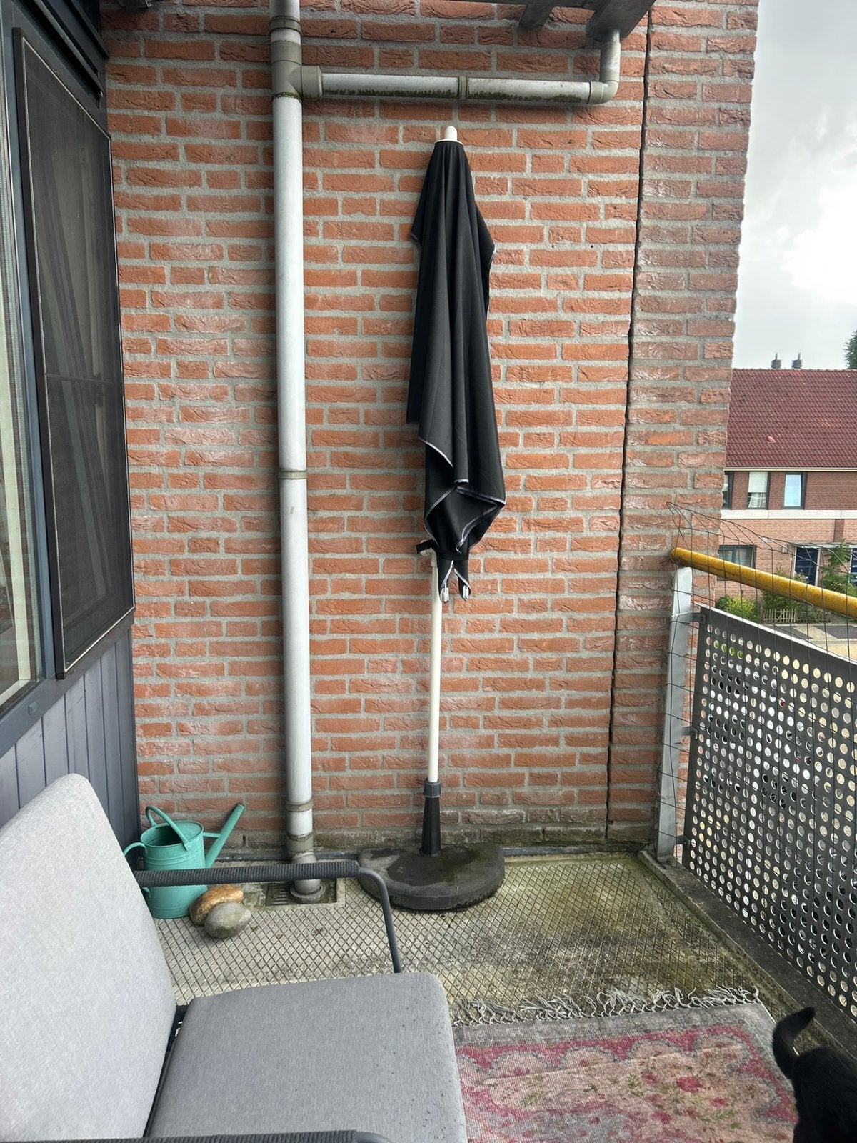 Balkon Parasol van Ikea, Ophalen, Gebruikt, 1 tot 2 meter, Overige typen