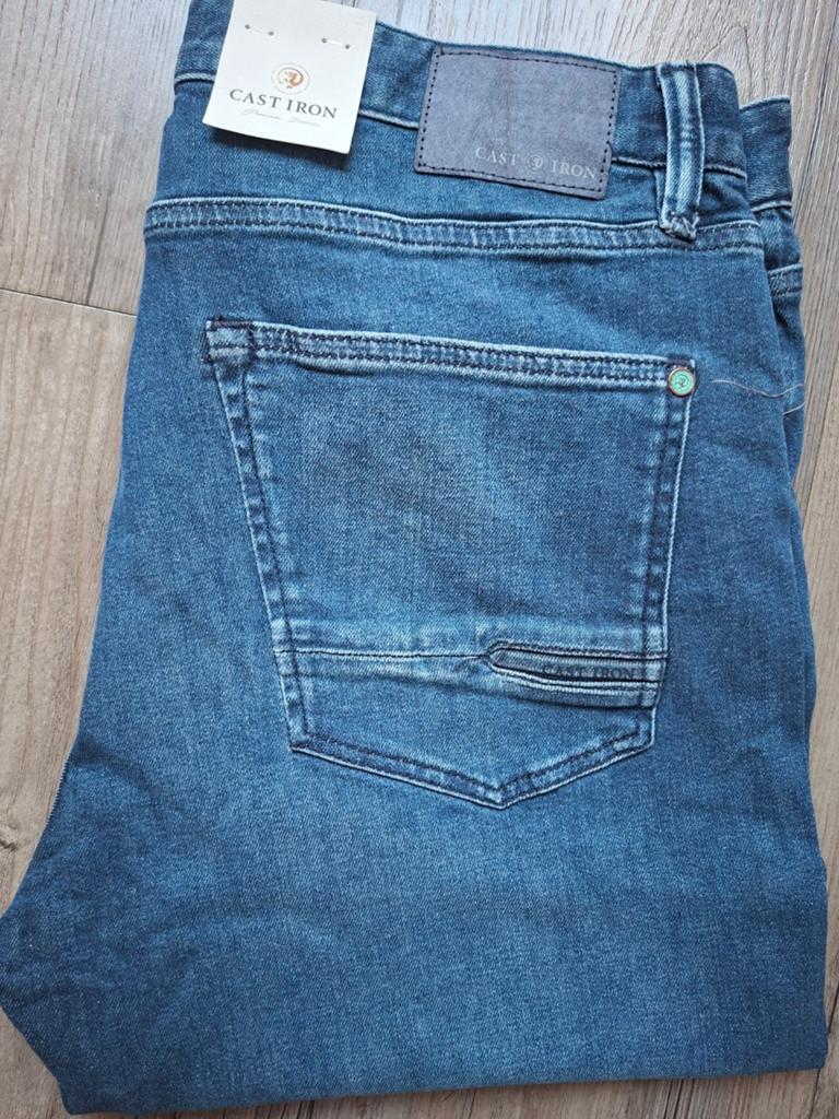 CAST IRON Cuda jeans W34 L34, Blauw, Nieuw, Ophalen of Verzenden, W33 - W34 (confectie 48/50)