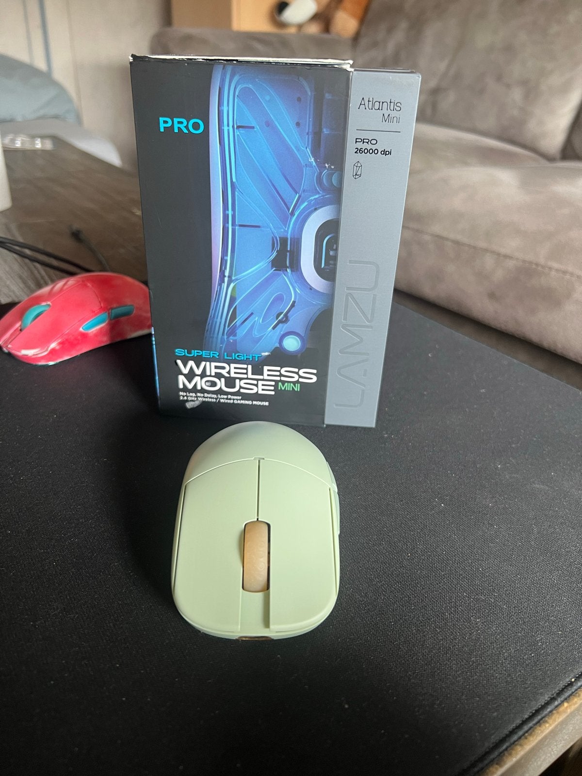 Lamzu Atlantis Mini pro, Computers en Software, Muizen, Muis, Gaming muis, Ophalen of Verzenden, Zo goed als nieuw