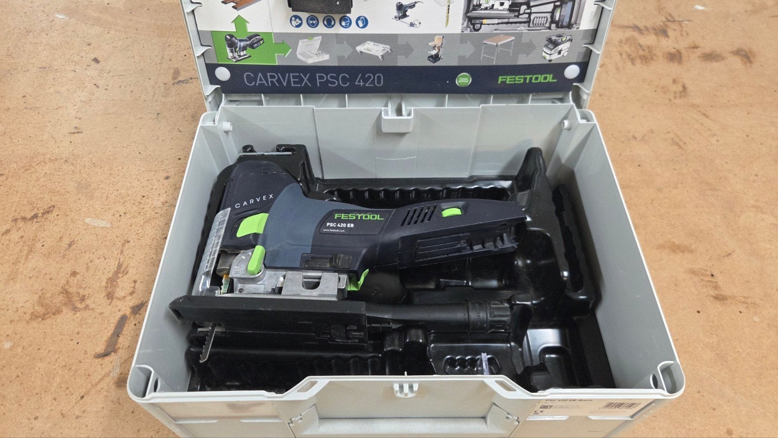 Festool CARVEX PSC 420 EB-Basic 18V Accu Decoupeerzaag, Ophalen, Zo goed als nieuw, Festool, Minder dan 600 watt