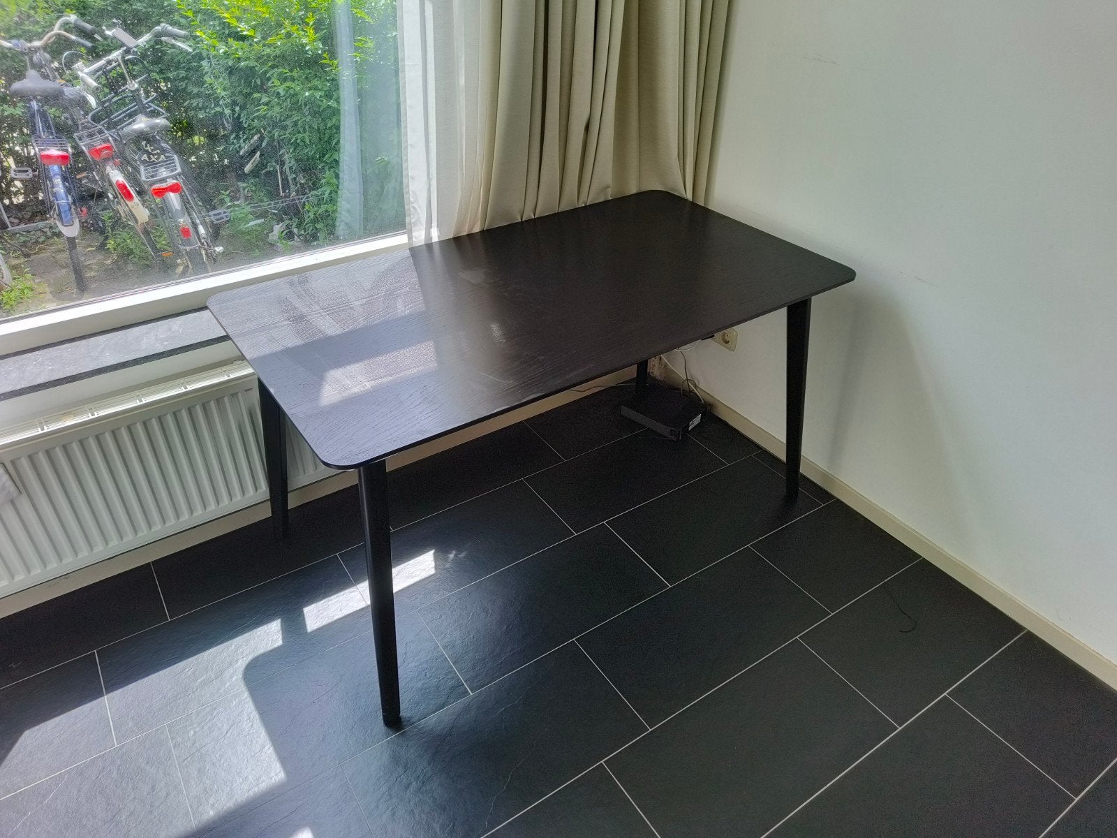 Ikea Lisabo tafel - Zo goed als nieuw, Huis en Inrichting, Tafels | Eettafels, Ophalen, 100 tot 150 cm, Modern, Scandinavisch