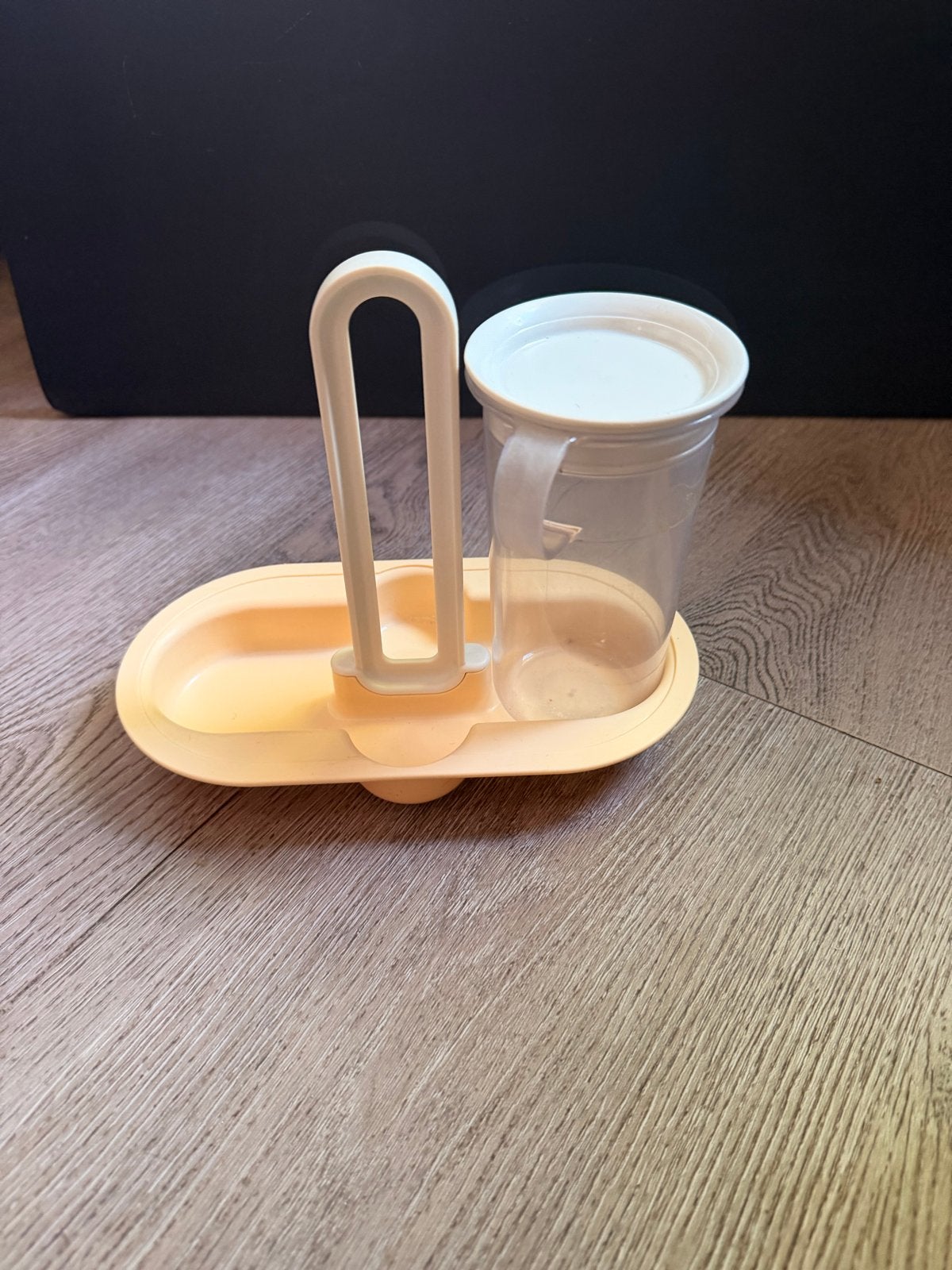 Handige Keuken Organizer met Handvat en Bakje, Beige, Kunststof, Ophalen of Verzenden, Overige typen