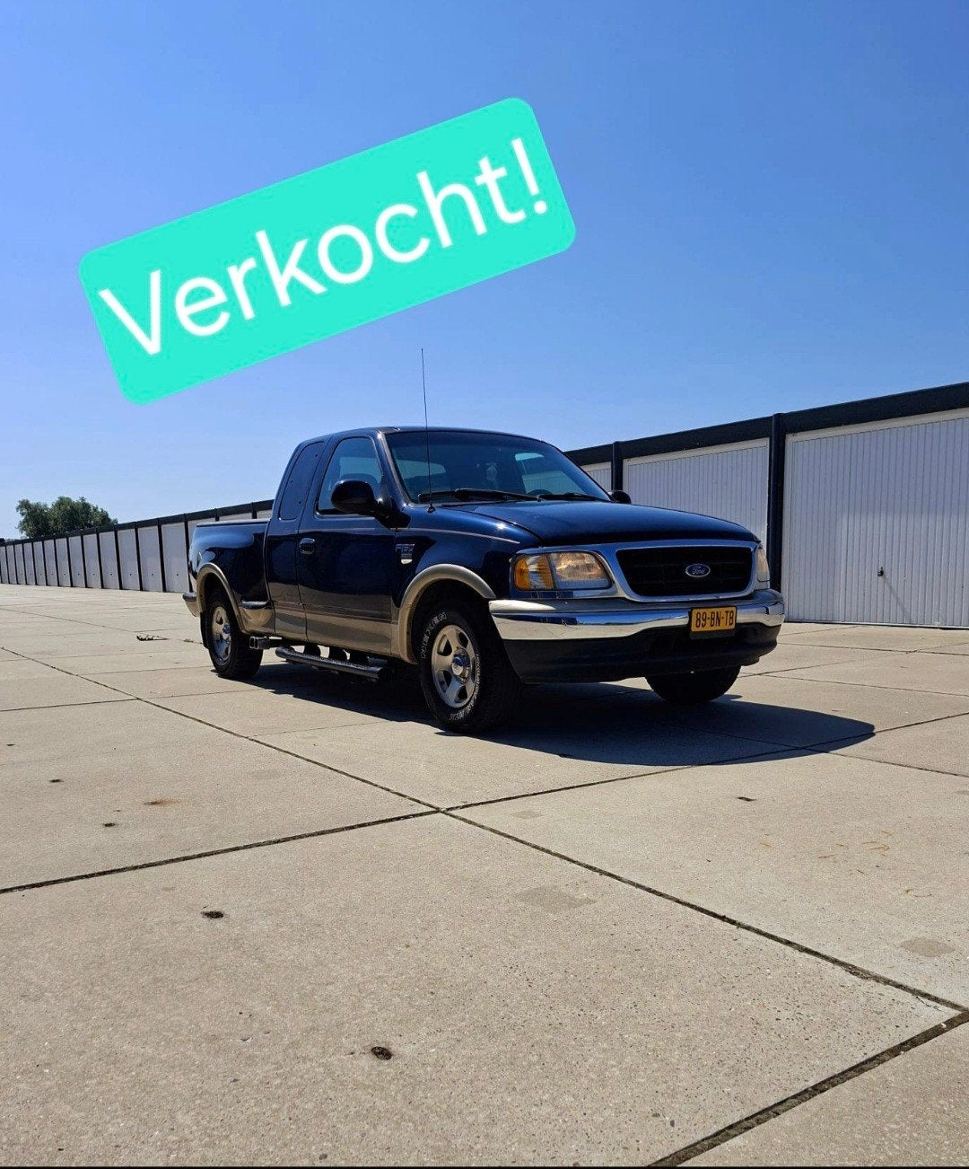 Ford F150 1999| 5.4 2V V8| LPG| Nieuwe APK| Top onderhoud, Auto's, Automaat, Achterwielaandrijving, Blauw, Leder