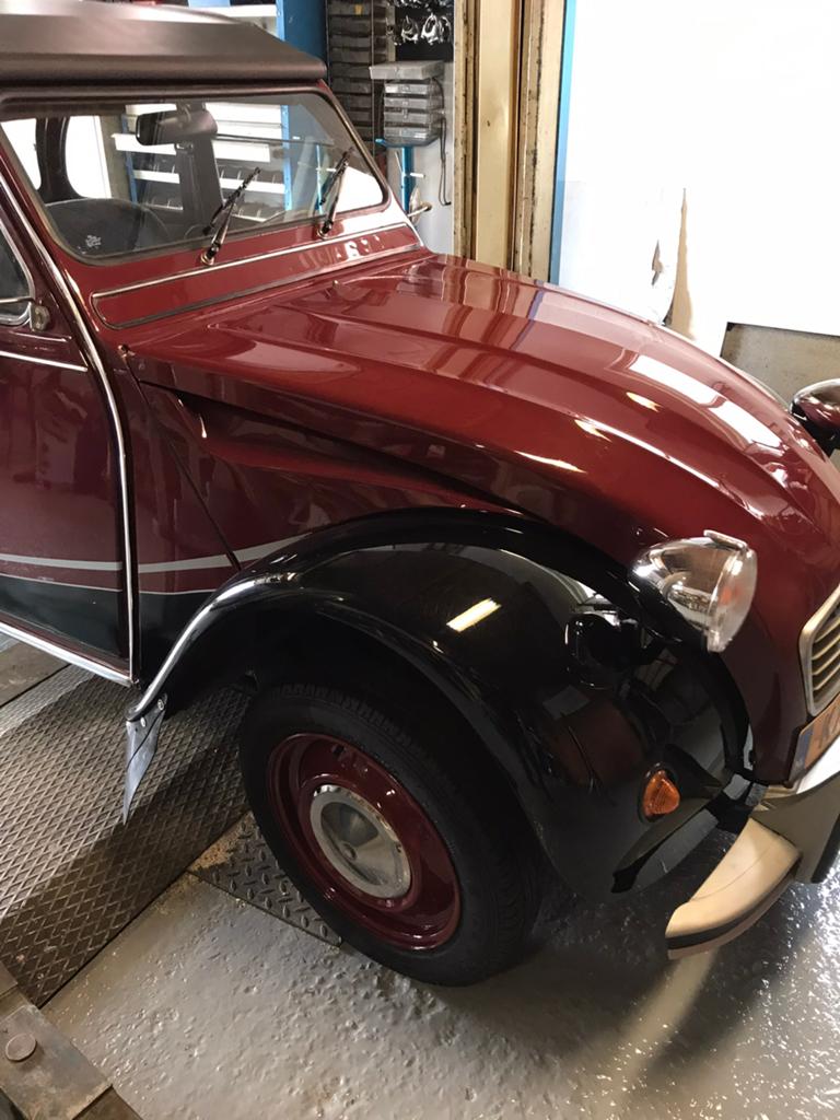 Gerestaureerde citroen 2CV6 Charlestone, Voorwielaandrijving, Stof, 2CV, Cabriolet