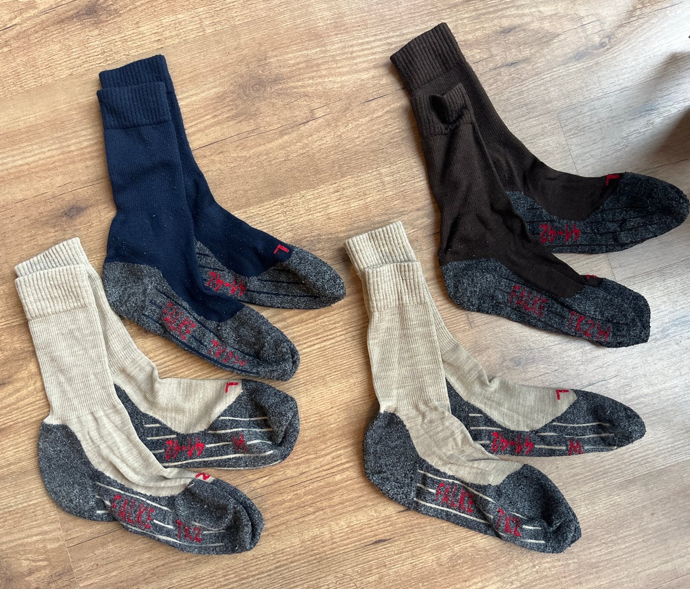 4 paar Falke TK2W wandelsokken maat 41-42, Sokken en Kniesokken, Overige kleuren, Ophalen of Verzenden, Maat 39 t/m 42