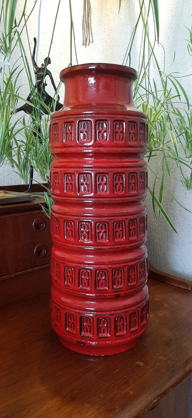 Grote W-Germany Vaas Rood, Ophalen