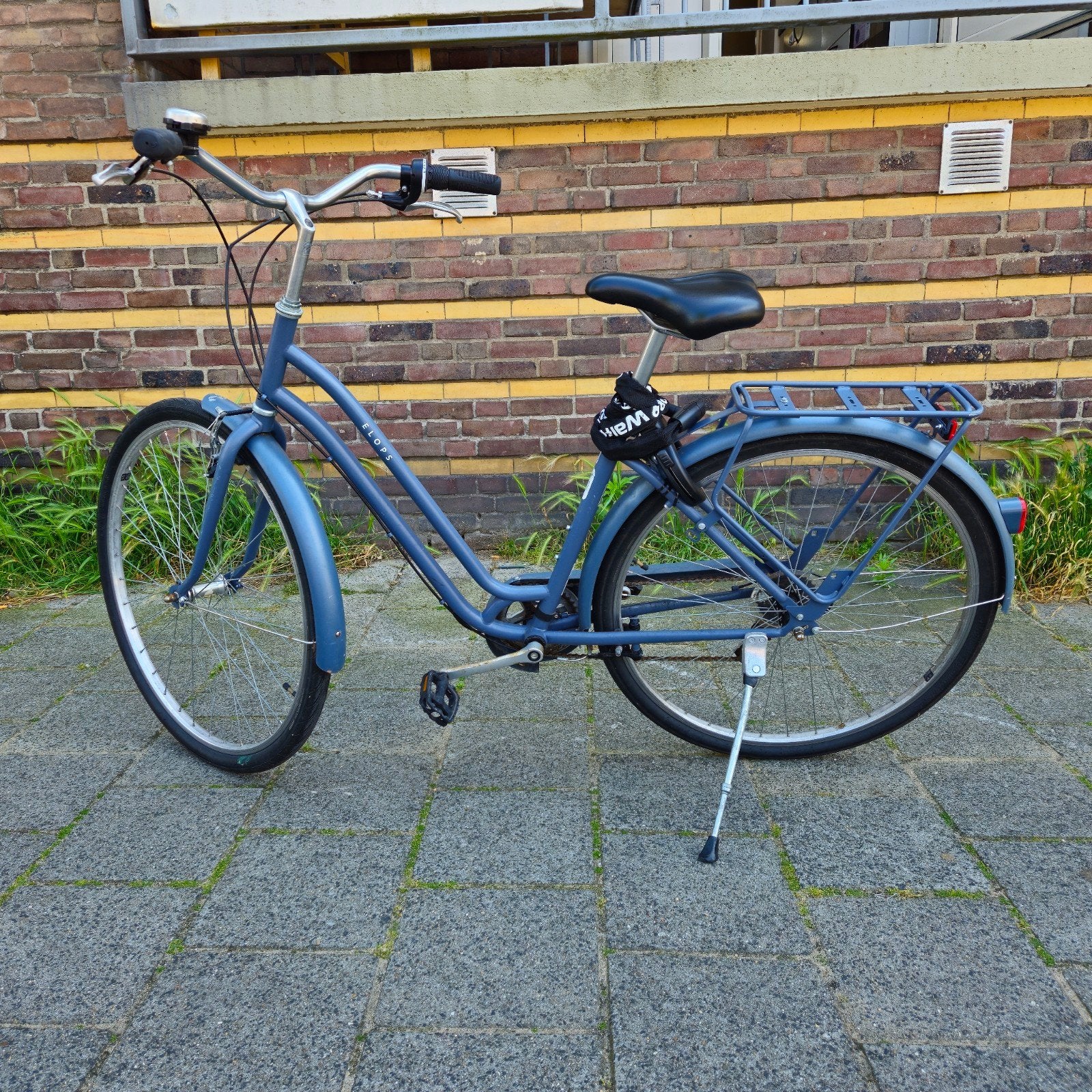 Blauwe stadsfiets | Elops, Ophalen, Gebruikt, Overige merken, Versnellingen