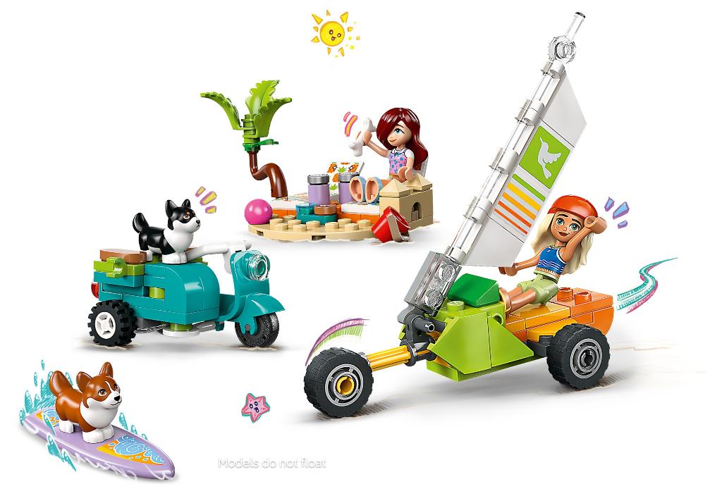 LEGO Friends 42641 Surf- & Scooterplezier met de Honden, Lego, Nieuw, Friends, Ophalen of Verzenden