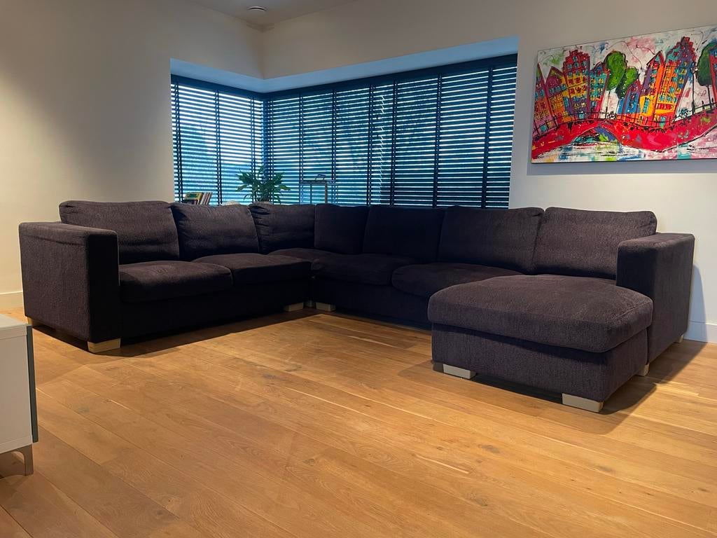 Ruime Hoekbank - 5 zits met chaisse longue, Huis en Inrichting, Banken | Bankstellen, Ophalen, Gebruikt, Hoekbank, 300 cm of meer