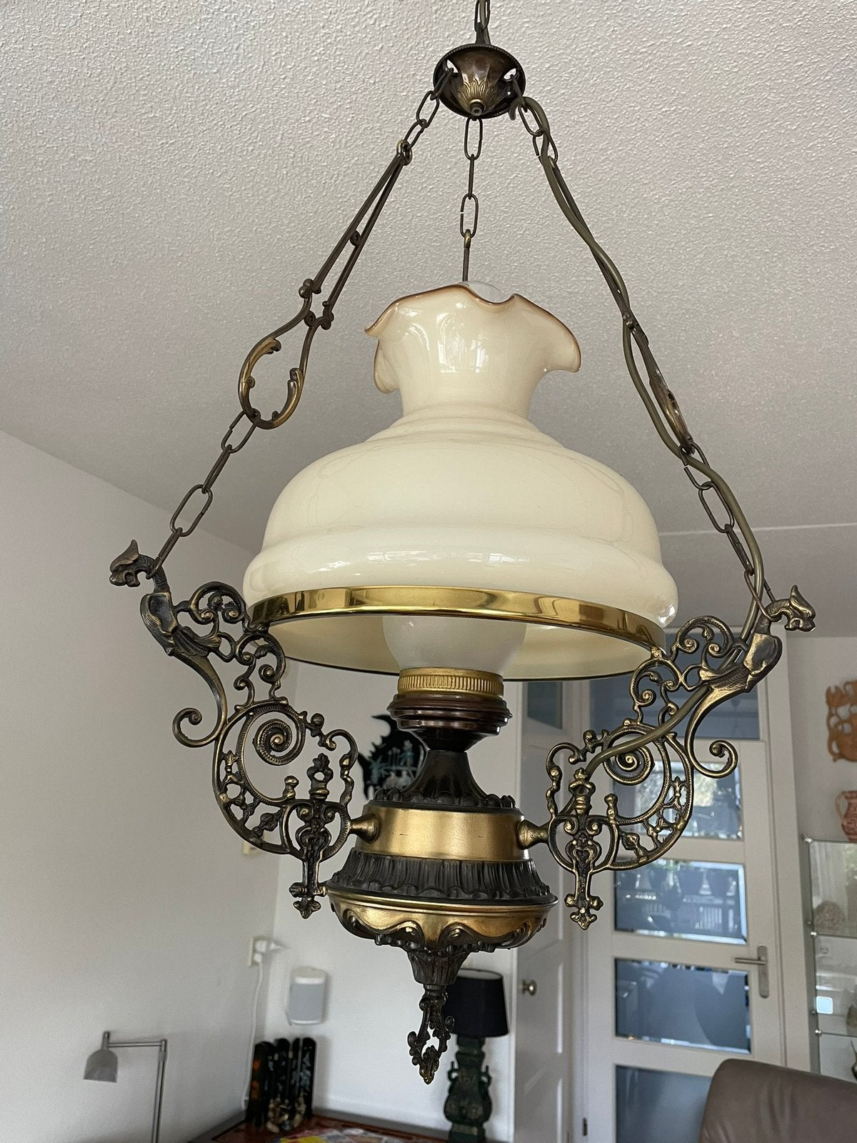 Hanglamp, Antiek en Kunst, Antiek | Lampen, Ophalen