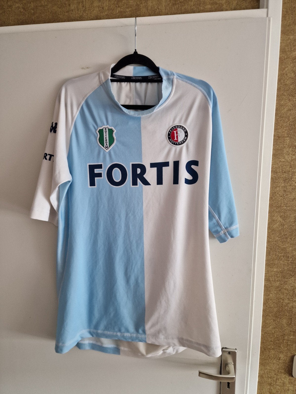 Feyenoord shirt 2004 2005 XXXL, Ophalen of Verzenden, Zo goed als nieuw, Overige maten, Blauw