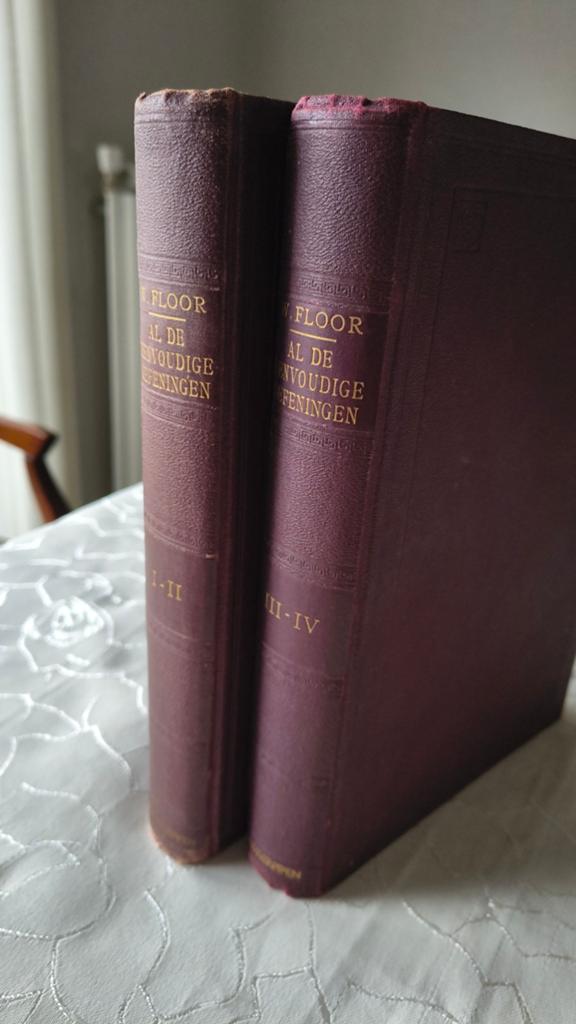 Al de eenvoudige oefeningen. W Floor deel 1 t/m 4, Boeken, Gelezen, Christendom | Protestants, Ophalen of Verzenden, Wulfert Floor