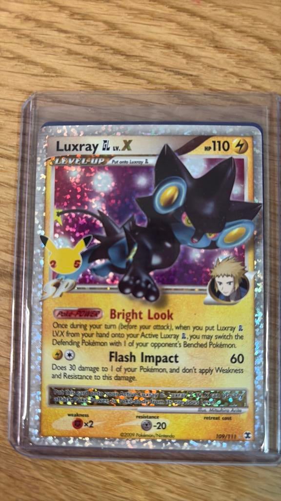 Luxray GL lv.x celebrations 109/111, Ophalen of Verzenden, Zo goed als nieuw