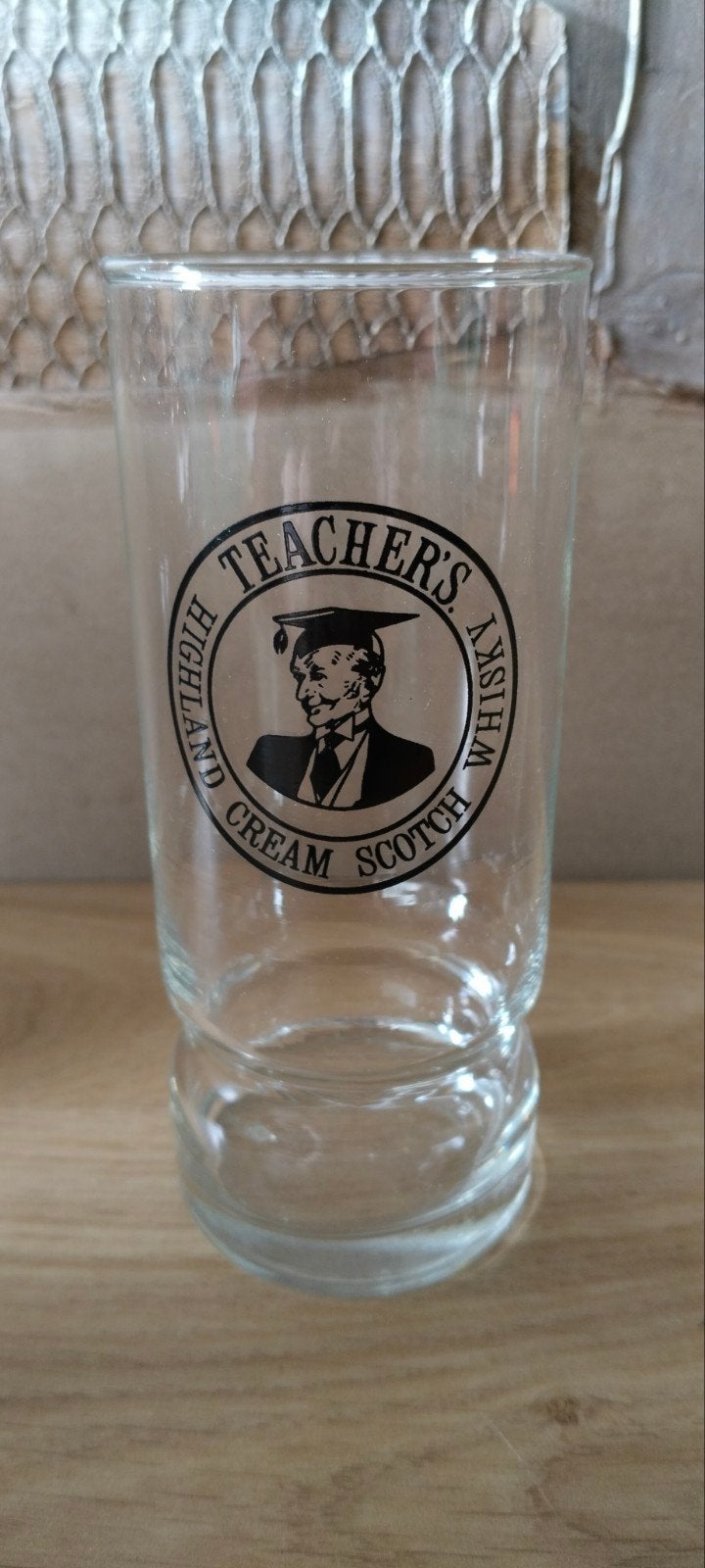 Teacher's Highland Cream Scotch Whisky glas, Ophalen of Verzenden, Nieuw, Overige typen