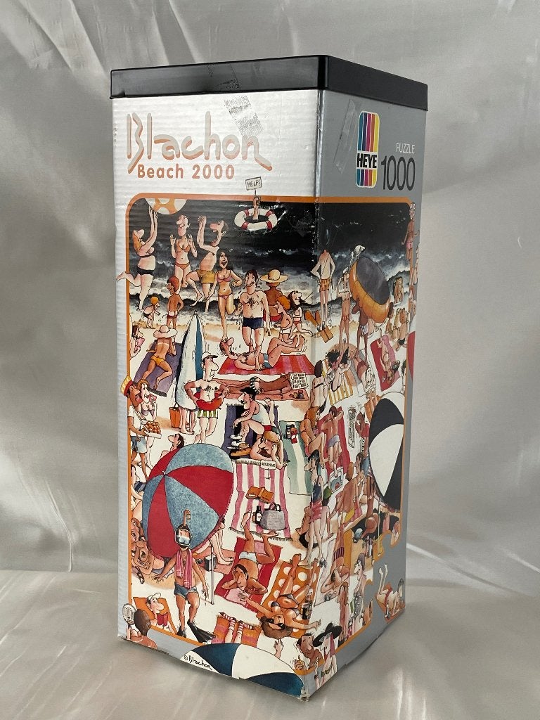 Vintage Heye puzzel Blachon Beach 2000 – 1000 stukjes, Ophalen of Verzenden, 500 t/m 1500 stukjes, Gebruikt, Legpuzzel