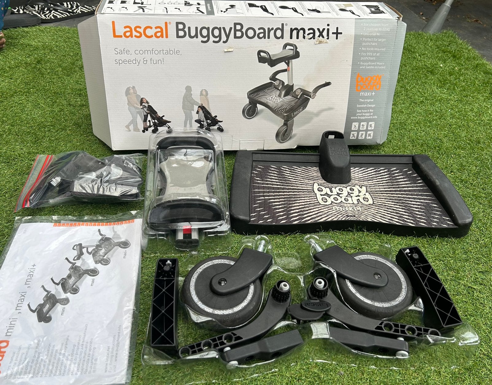 Lascal Buggy Board Maxi+, Kinderen en Baby's, Kinderwagens en Combinaties, Ophalen of Verzenden, Gebruikt, Kinderwagen, Overige merken