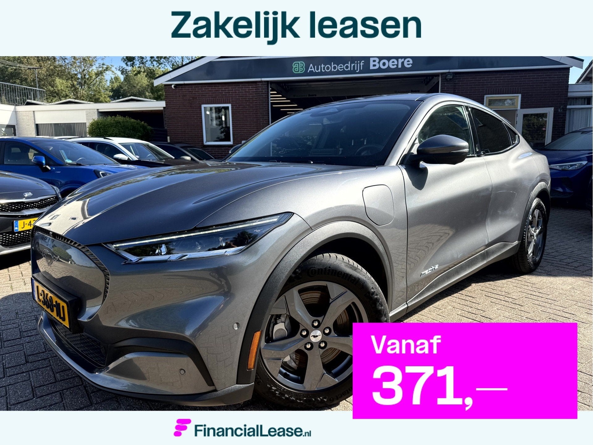 Ford Mustang Mach-E RWD 75 kWh SOH 93%, Stoel/Stuurverwarmin, Automaat, Achterwielaandrijving, Gebruikt, 750 kg