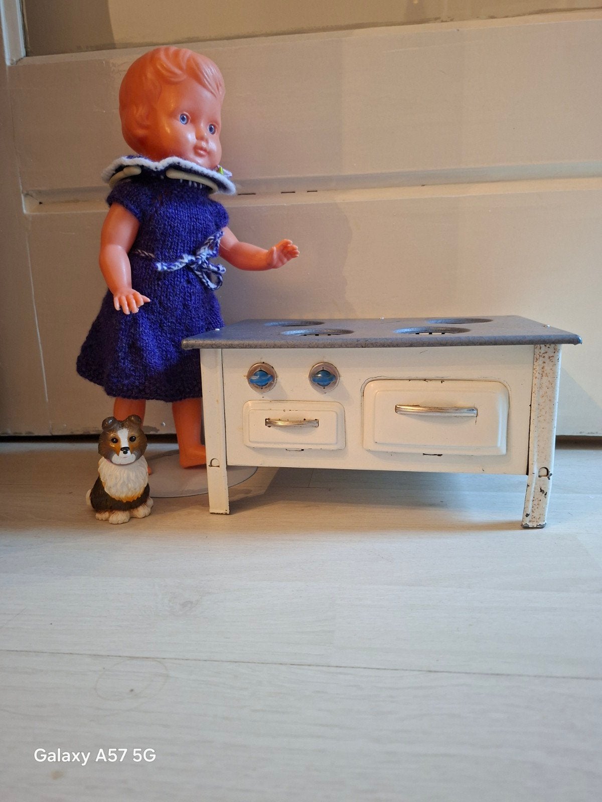 Vintage popje met keukentje - Gebruikt, Ophalen, Gebruikt