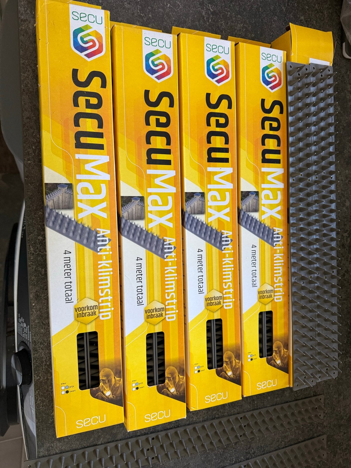 SecuMax Anti-Klimstrip - Voorkom inbraak 5 maal 4 meter, Ophalen of Verzenden, Nieuw, Overige typen, Overige soorten