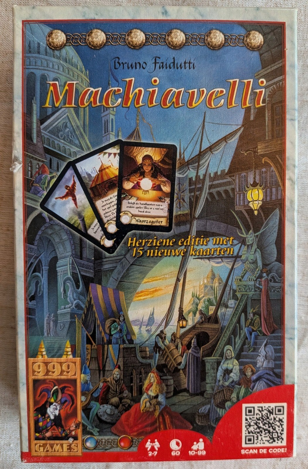 Machiavelli Bordspel, Vijf spelers of meer, Ophalen of Verzenden, Zo goed als nieuw, 999 Games