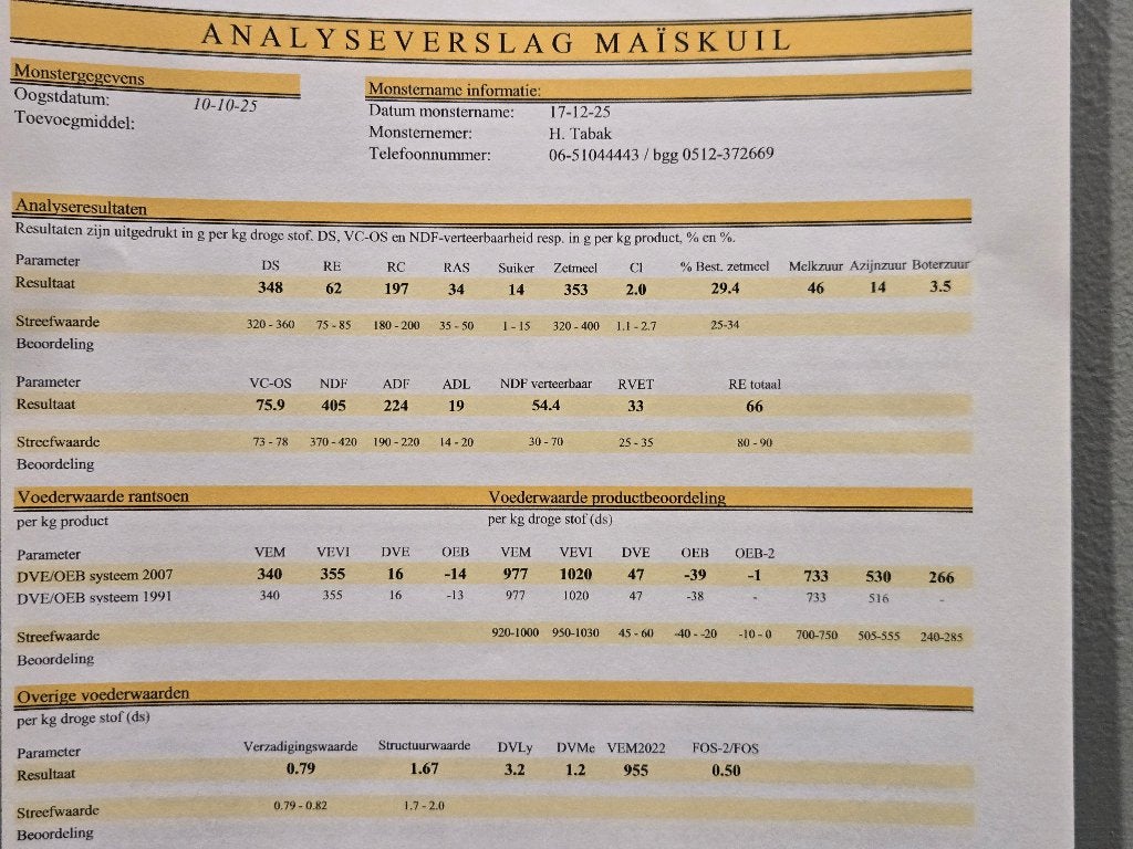 maisbalen, Ophalen, Vee