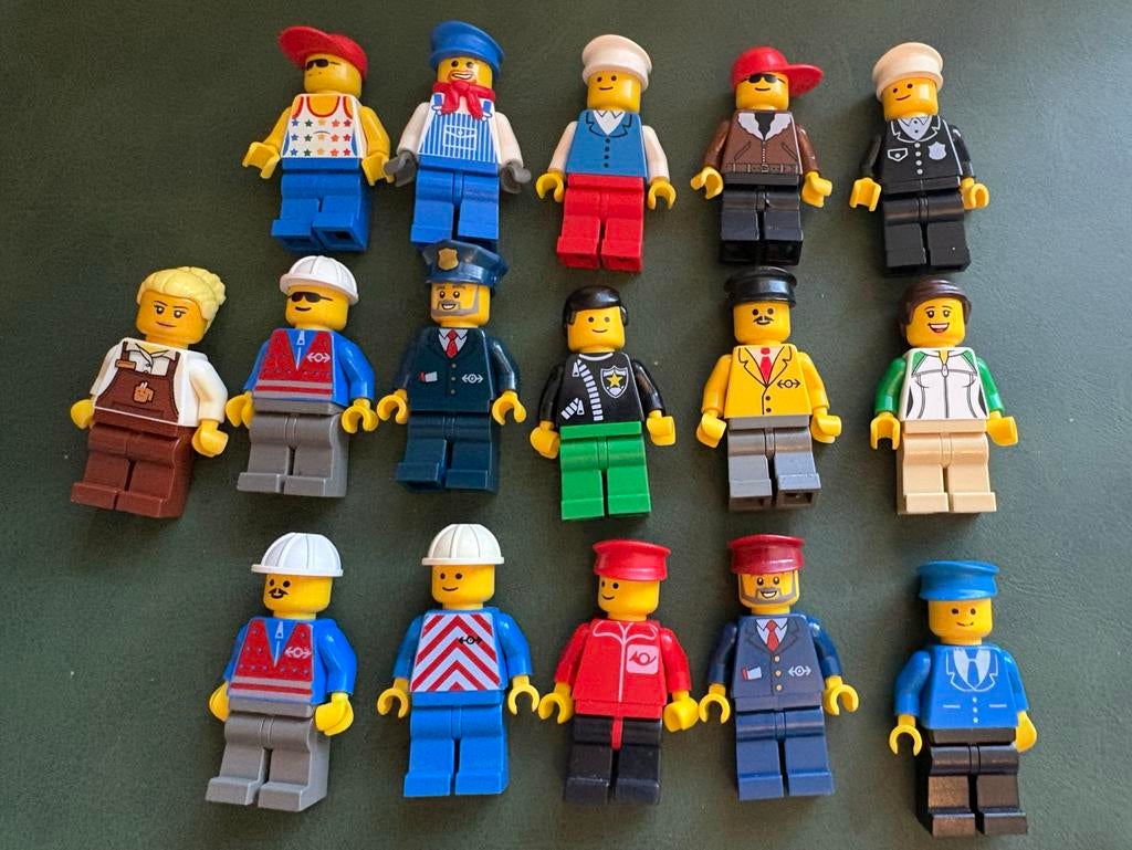 Partij lego trein poppetjes, Lego, Lego, Verzenden, Zo goed als nieuw