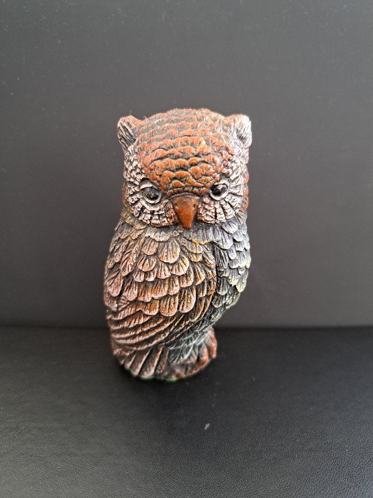 Decoratieve Uil Figuur - Gedetailleerd Beeldje, Ophalen of Verzenden, Gebruikt, Dier