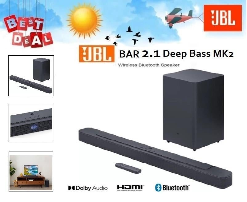✅NIEUW ✅ JBL Bar 2.1 Deep Bass (MK2), Ophalen of Verzenden, Bluetooth, Nieuw