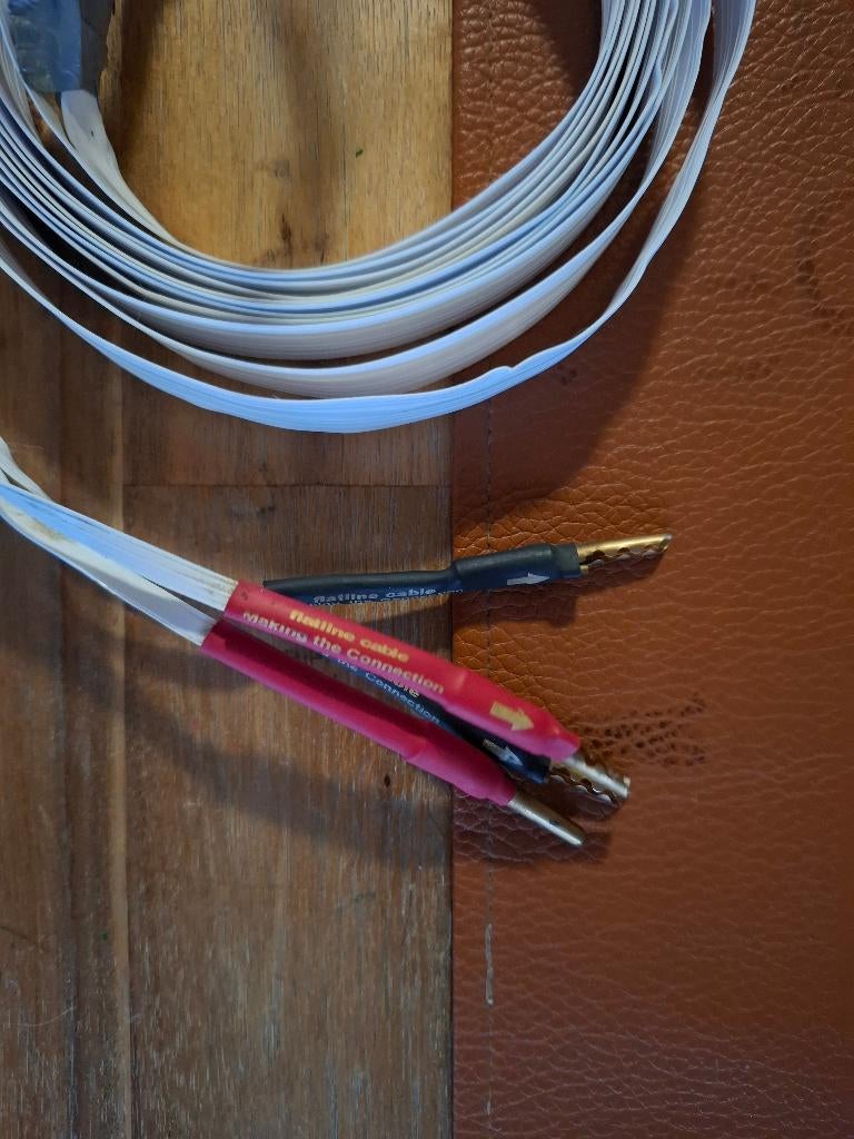 Nordost flatline Silver luidspreker kabel 2x5 meter, Audio, Tv en Foto, Audiokabels en Televisiekabels, Ophalen, Gebruikt, 2 tot 5 meter