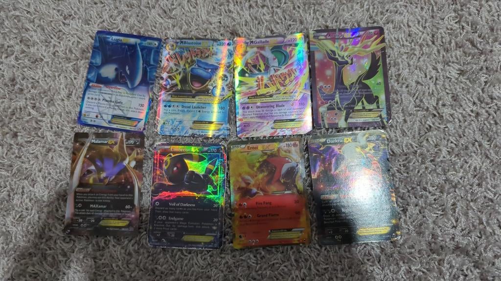 Pokemon Kaarten EX, Ophalen of Verzenden, Gebruikt, Losse kaart, Foil