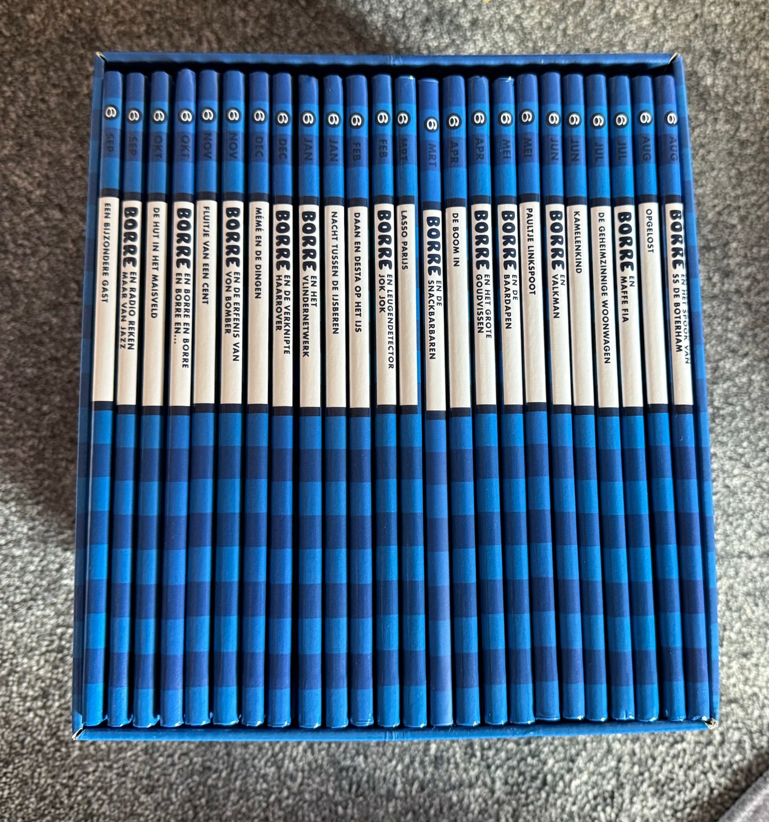 Complete Borre Leesclub Boekenbox verzamelcassette groep 6, Boeken, Ophalen of Verzenden, Zo goed als nieuw, Fictie algemeen