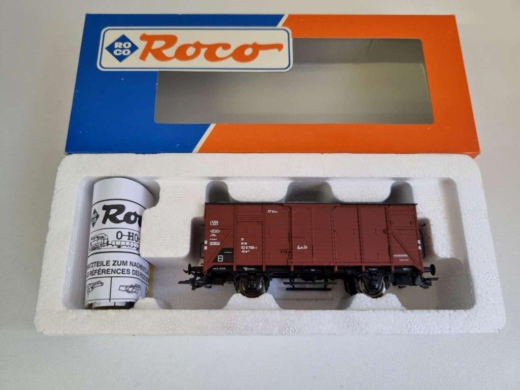 Roco 47270 - Open goederenwagon van de DB uit Ep IV, Gelijkstroom, Wagon, Ophalen of Verzenden, Zo goed als nieuw