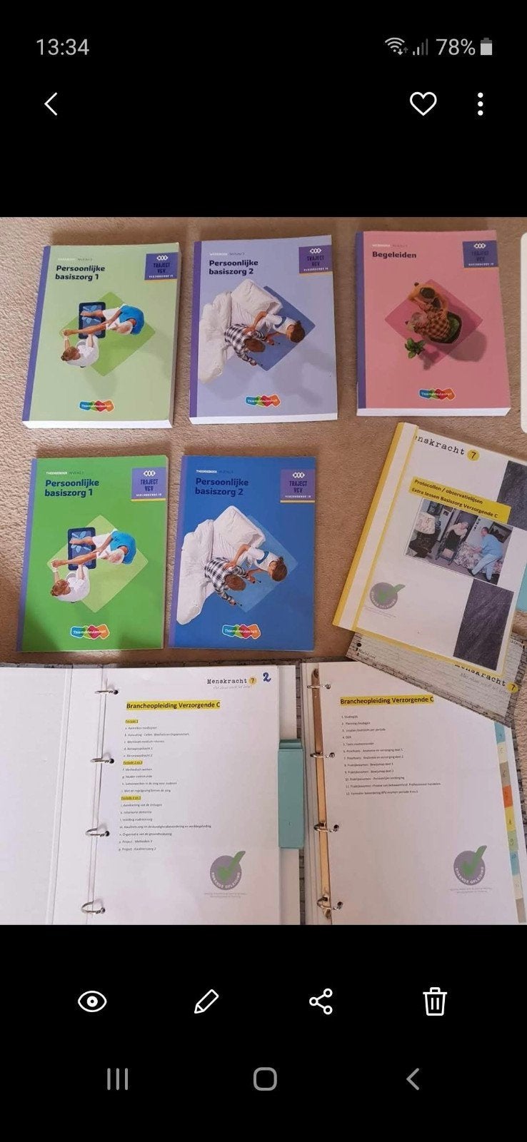 studieboeken zorg., Boeken, Ophalen, Beta, Nieuw, MBO