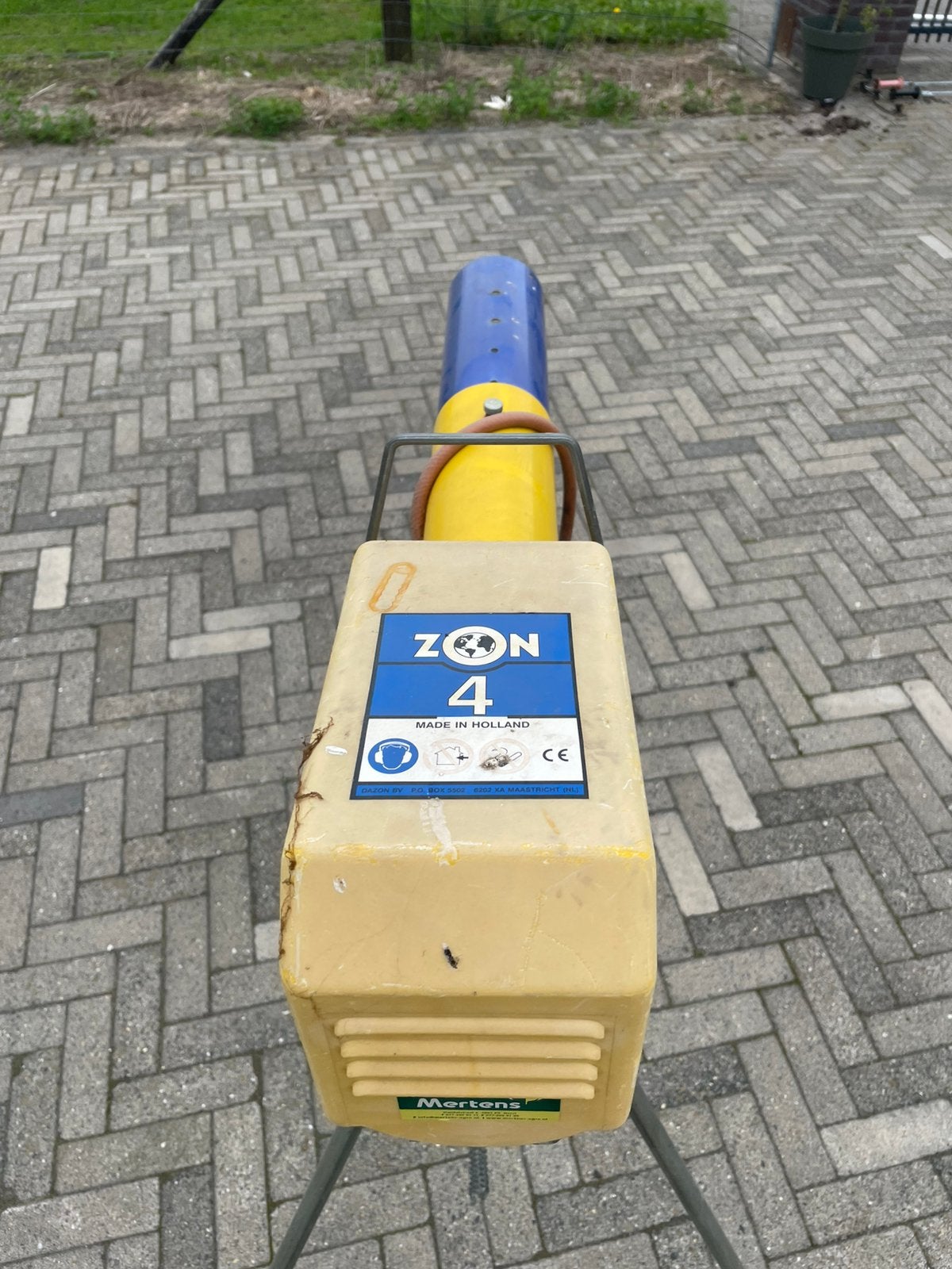 Te koop Knalapparaat gaskanon vogelafweerapparaat, Ophalen of Verzenden, Gebruikt, Ongediertebestrijding