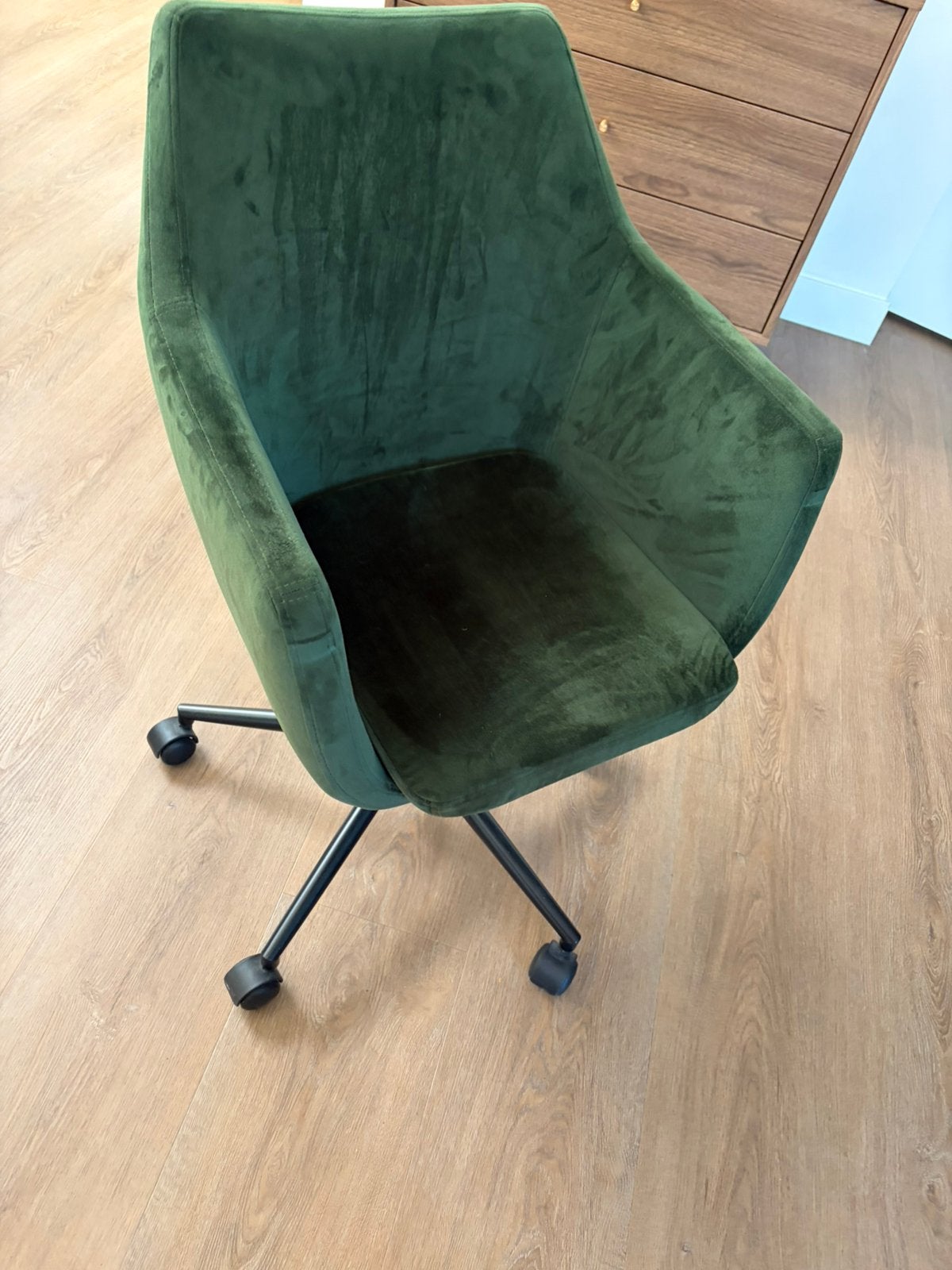Loods 5 luxe bureaustoel twv €209,-, Ophalen of Verzenden, Zo goed als nieuw, Zwart