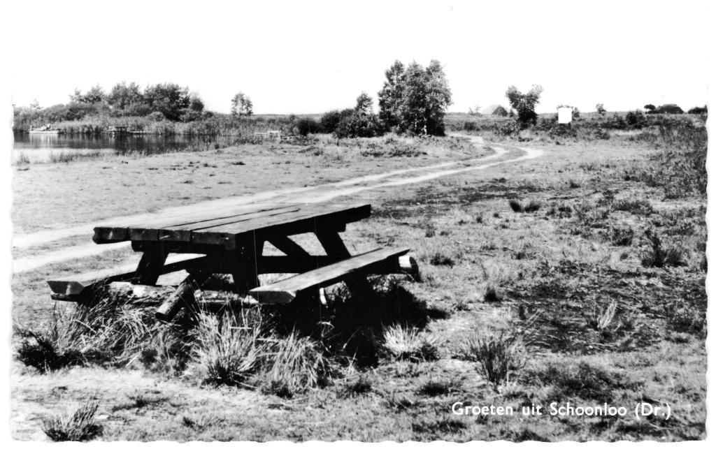 939489 Schoonloo Drenthe jr 60 Postzegel afgeweekt, Ophalen of Verzenden, 1960 tot 1980, Gelopen, Drenthe