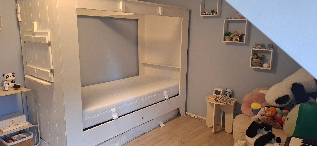 Bed, Ophalen, Gebruikt, 90 cm, Eenpersoons