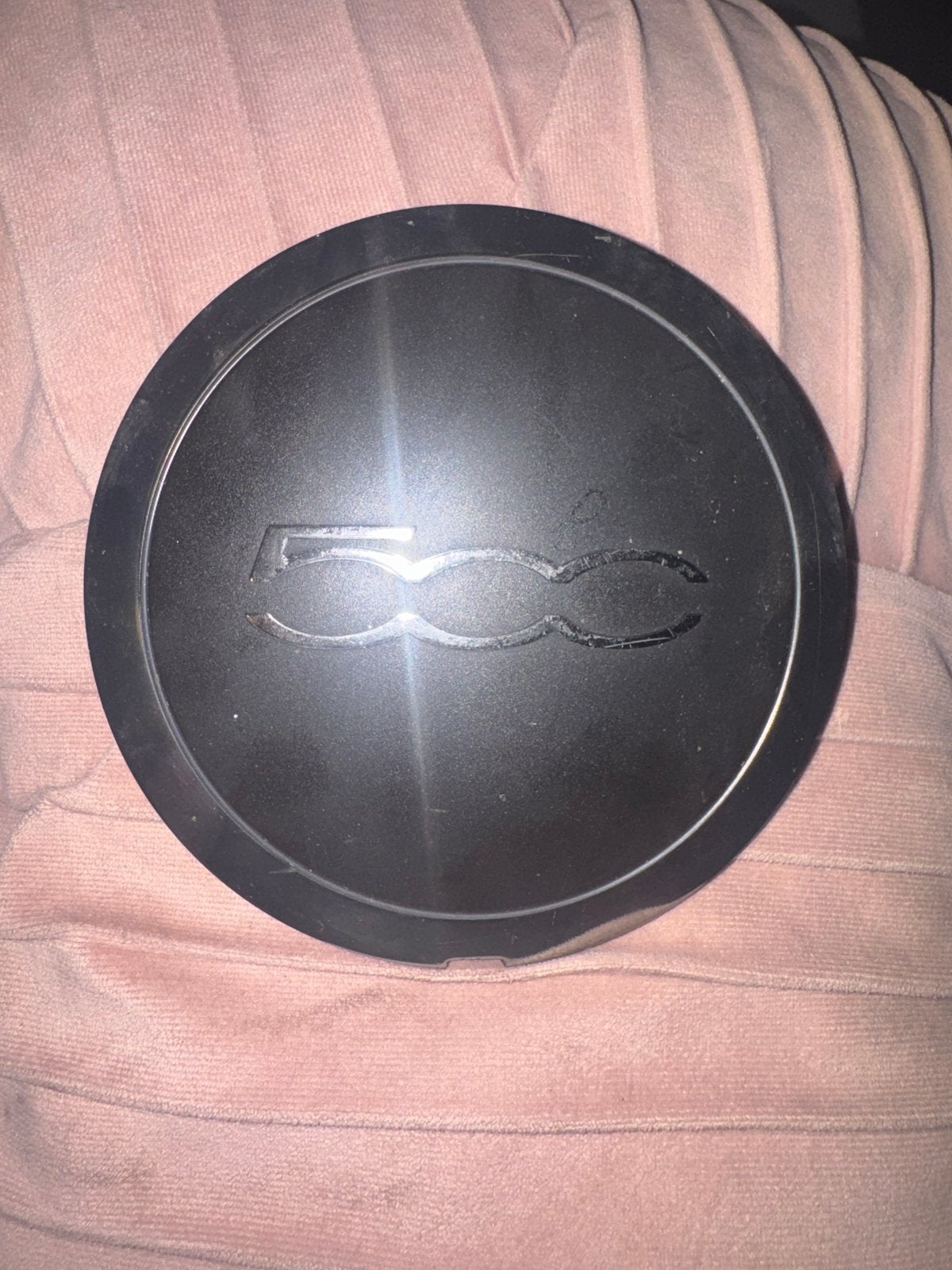 4x Originele Fiat 500 Wielnaafdoppen 133mm - 60mm, Ophalen of Verzenden, Zo goed als nieuw