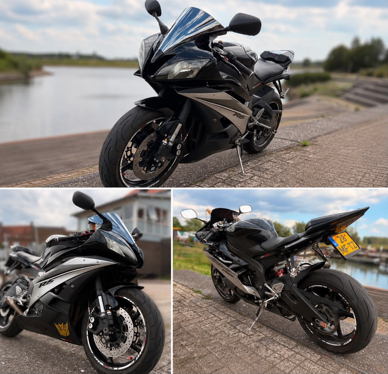 Yamaha R6 2008, LED Verlichting, Occasion, 4 cilinders, Motorrijbewijs A
