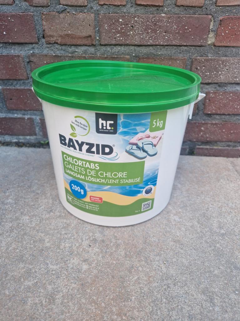 Chloortabletten 200g - 5kg emmer - THT 11/2029, Tuin en Terras, Ophalen of Verzenden, Nieuw, Reinigingsmiddel