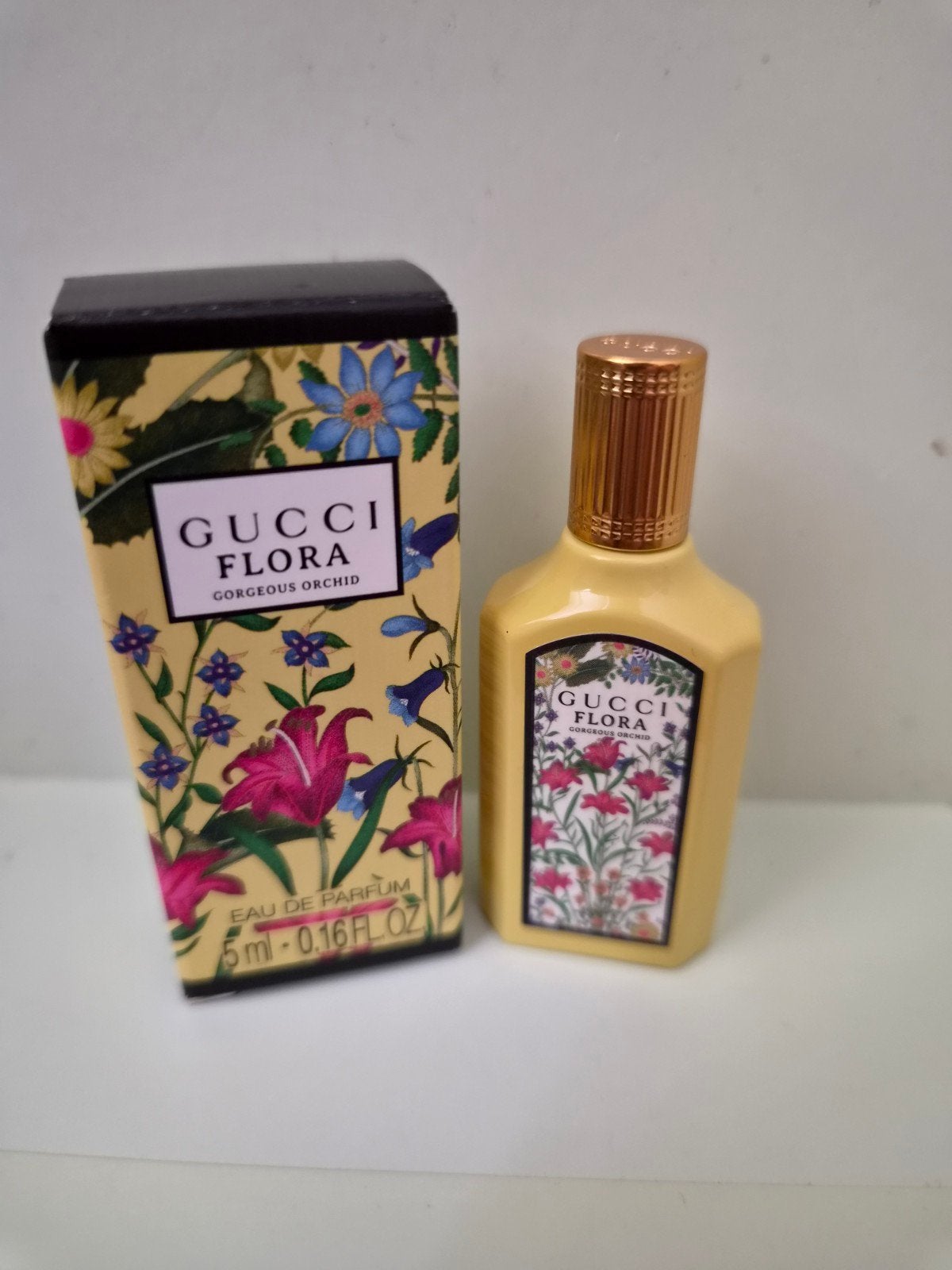 Gucci flora gorgeous orchid eau de parfum miniatuur 5ml, Ophalen of Verzenden, Nieuw
