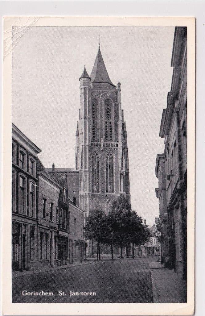 Gorinchem St. Jantoren, Verzenden, 1940 tot 1960, Gelopen, Zuid-Holland