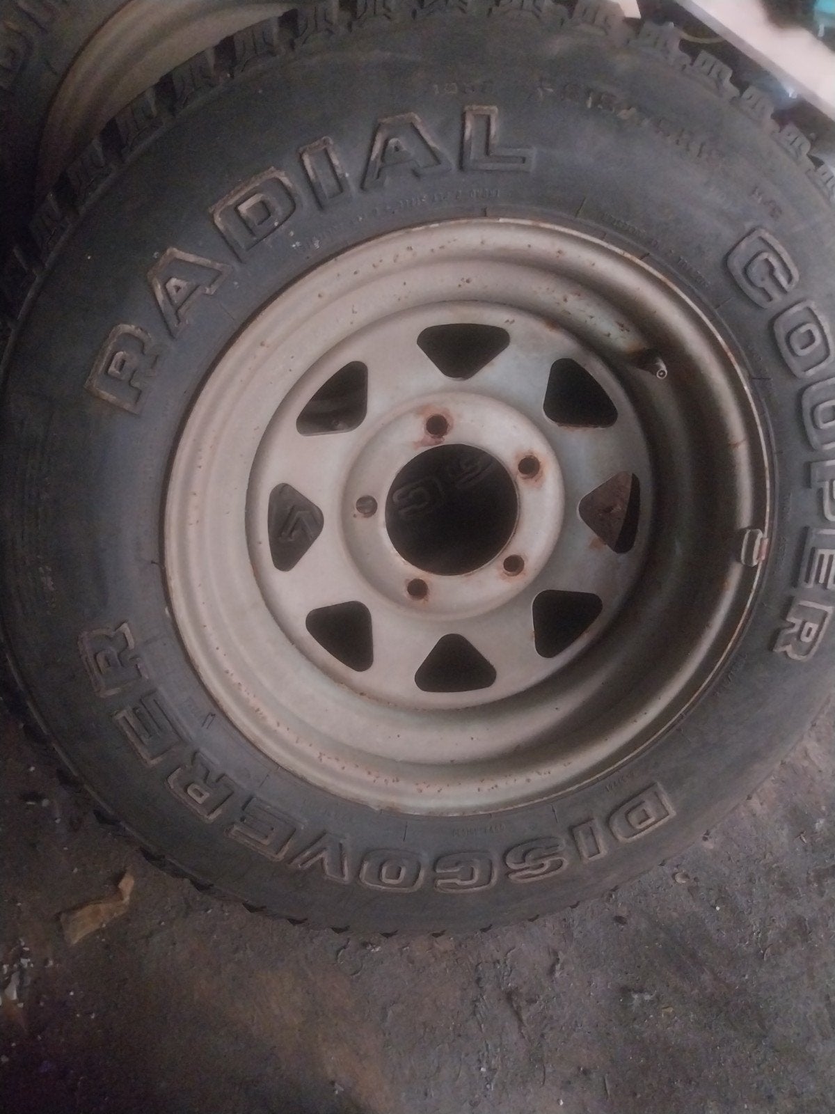 wielen met banden  voor  suzuki samurai, Ophalen