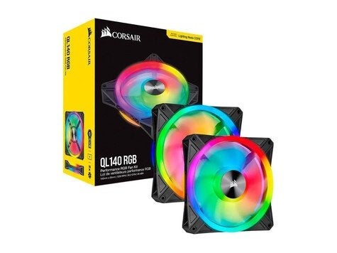Corsair iCUE QL140 RGB 140mm PWM Dual Fan, Computers en Software, Computerkoelers, Nieuw, Luchtkoeling, Ophalen of Verzenden