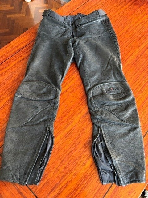Nette leren motorbroek van Hein Gericke Streetline Maat 54, Hein Gericke, Broek | leer, Heren, Ophalen of Verzenden