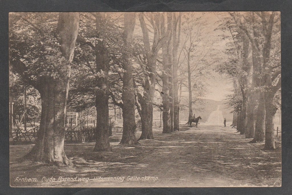 arnhem oude rosend.weg uitspanning geitekamp, Verzamelen, Verzenden, 1920 tot 1940, Gelopen, Gelderland