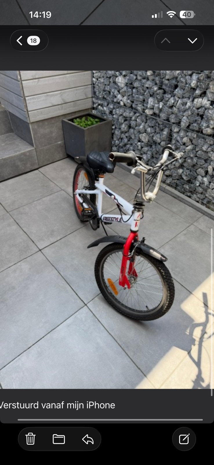 BMX Sparta freestyle fietd, Fietsen en Brommers, Fietsen | Crossfietsen en BMX, Ophalen of Verzenden, Gebruikt, Staal