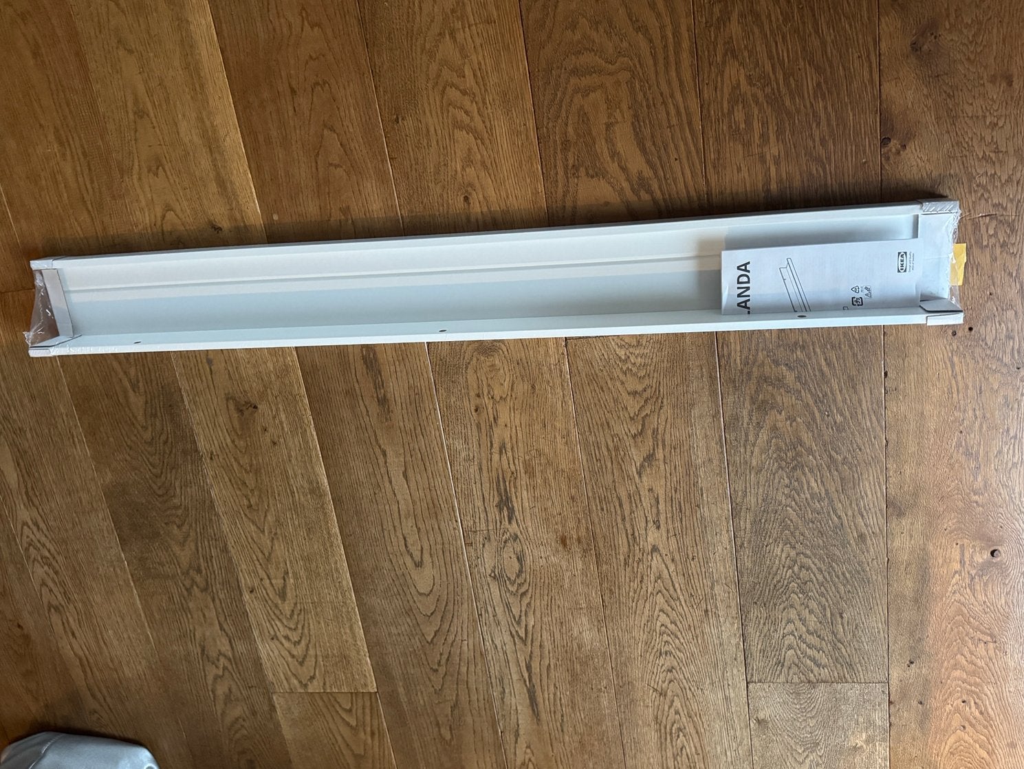 NIEUW Mosslanda IKEA wandplank 115-12 cm wit, assecoires, Ophalen of Verzenden, Nieuw
