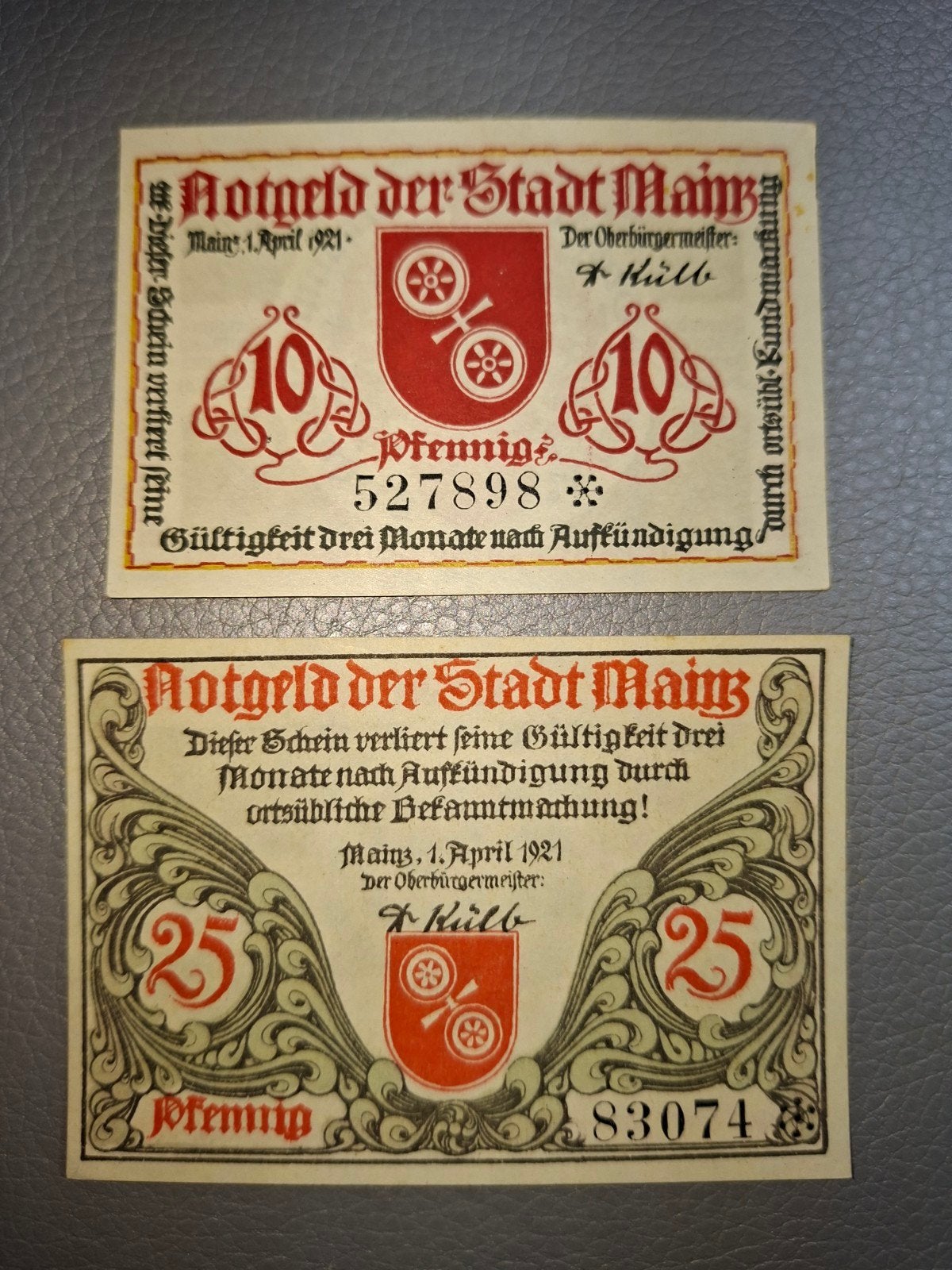 Duits Notgeld Mainz Noodgeld, Ophalen of Verzenden, Duitsland